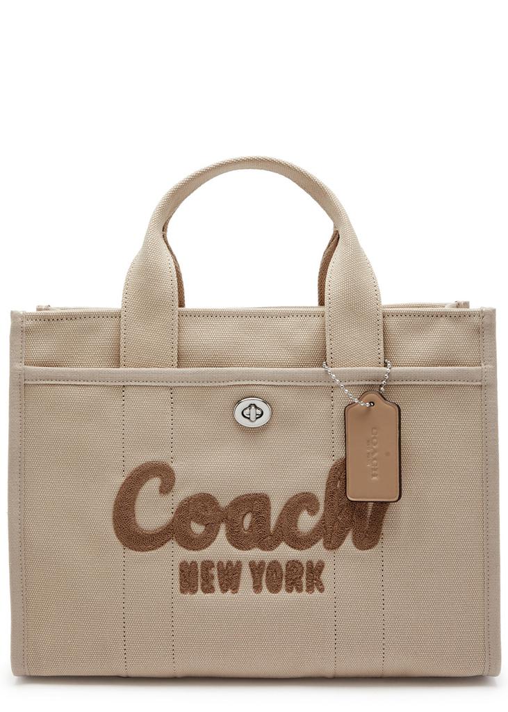 COACH Cargo logo-embroidered canvas tote