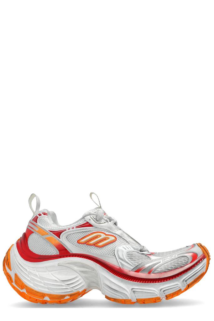 Balenciaga White & Orange 10XL Sneakers - Casual Shoes
