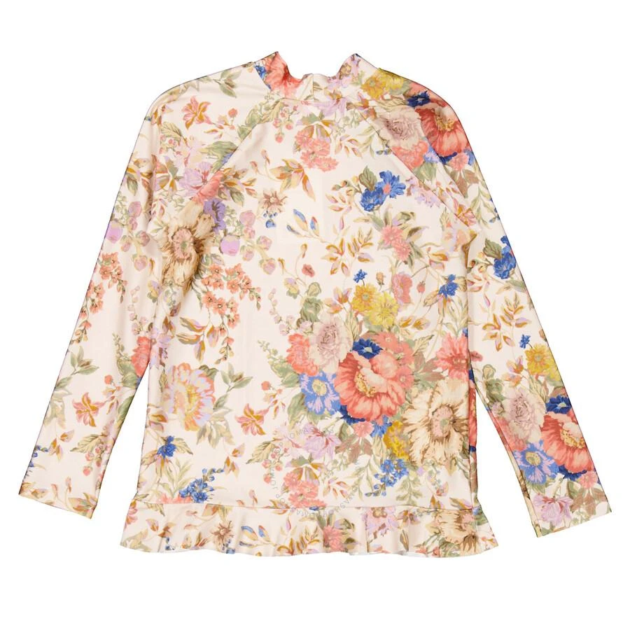 Zimmermann Girls August Frill Rashie Swim Top 2