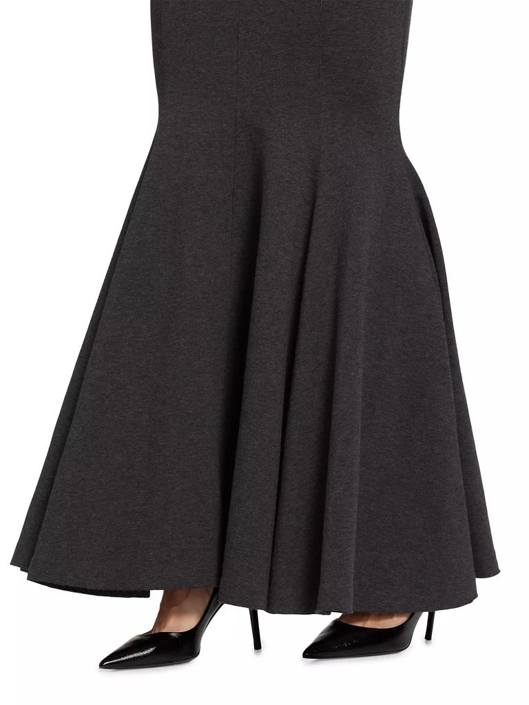 Norma Kamali Jersey Fishtail Maxi Skirt 6