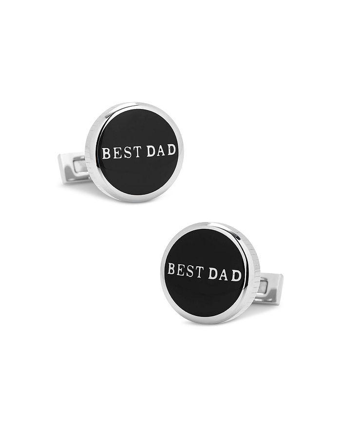 Cufflinks Inc Best Dad Round Cufflinks