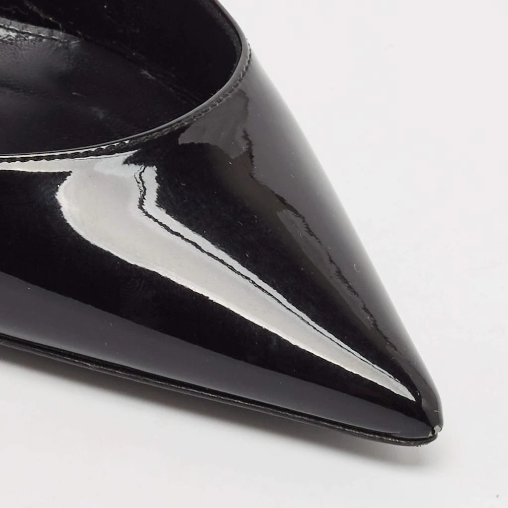 Yves Saint Laurent Saint Laurent Black Patent Leather Zoe Pumps Size 38 7