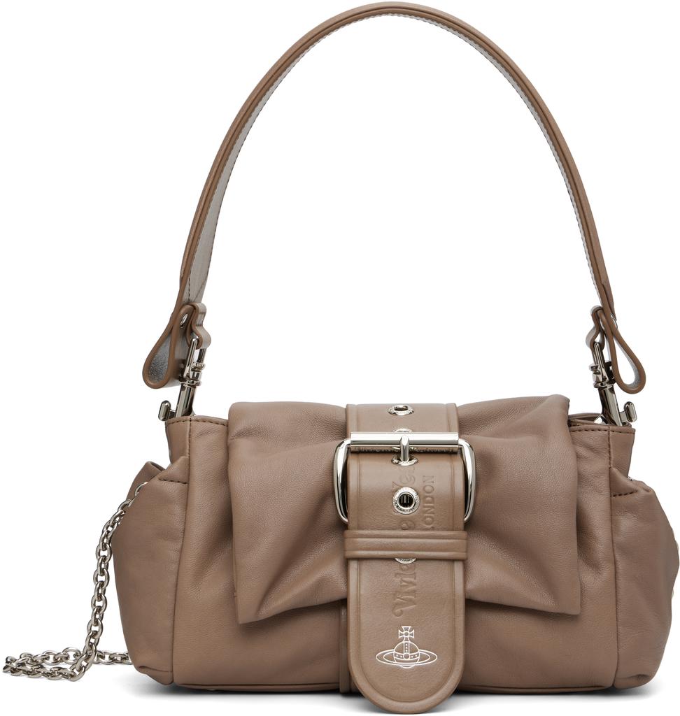 Vivienne Westwood Taupe Hazel Treasure Handbag