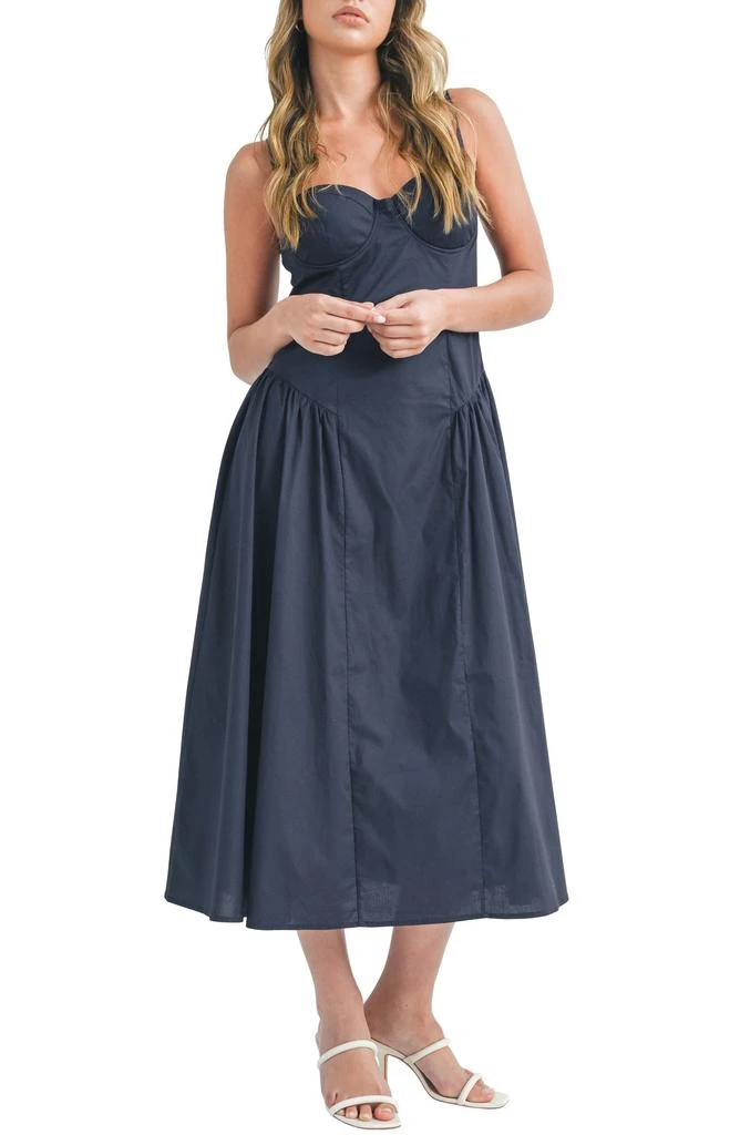 maxi dress cotton plus size Final Sale Plus Size Sleeveless Frill Tiered Maxi Dress in Multi Color Leaf Print main image 1
