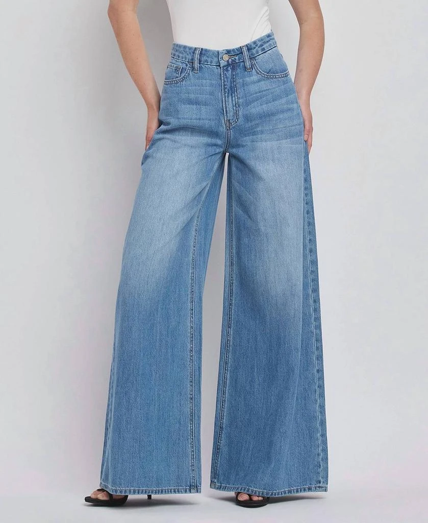 VERVET BY FLYING MONKEY Vervet By Flying Monkey - Super High Rise Wide Leg Jeans 1