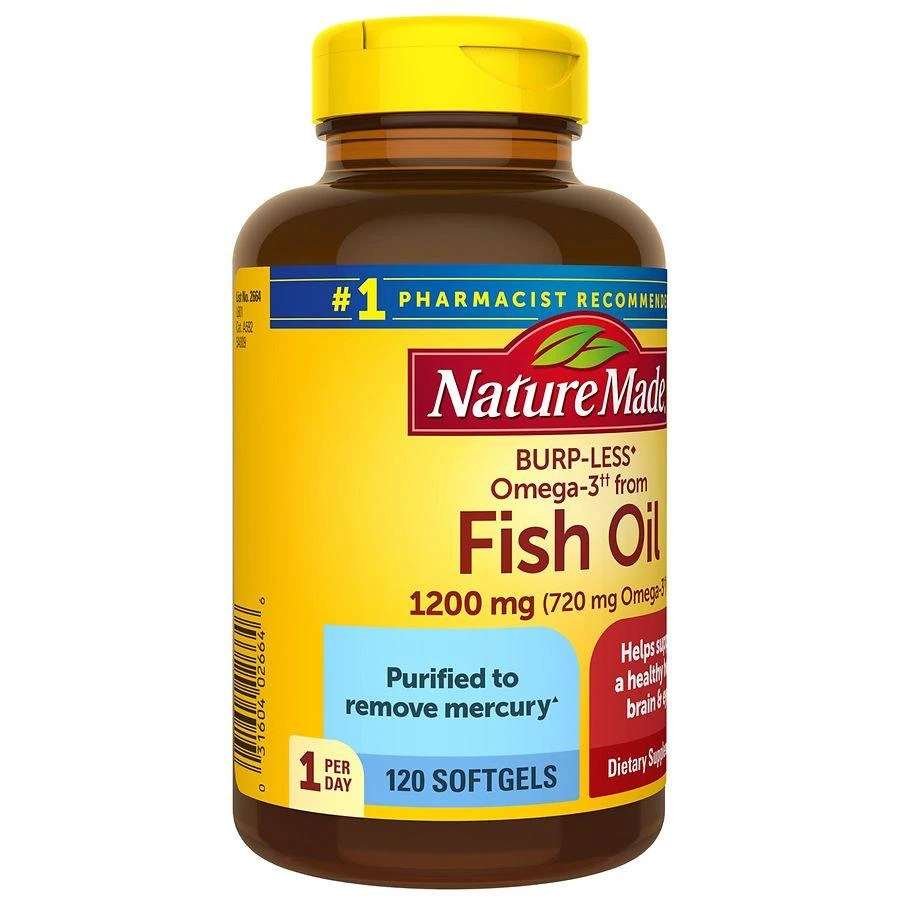 Nature Made Fish Oil 1200 mg Softgels 5