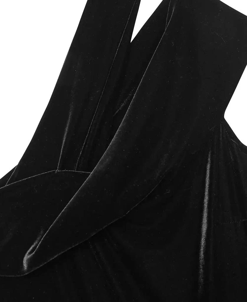 REISS Women's Velvet One-Shoulder Wide-Leg Jumpsuit 7