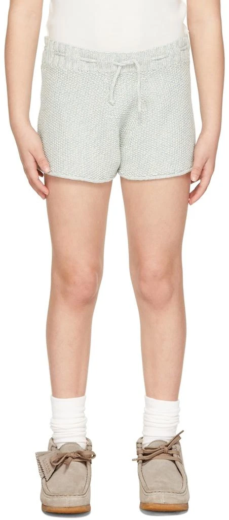 Misha 
Puff Kids Blue 
Off-White Cottonseed Shorts 2