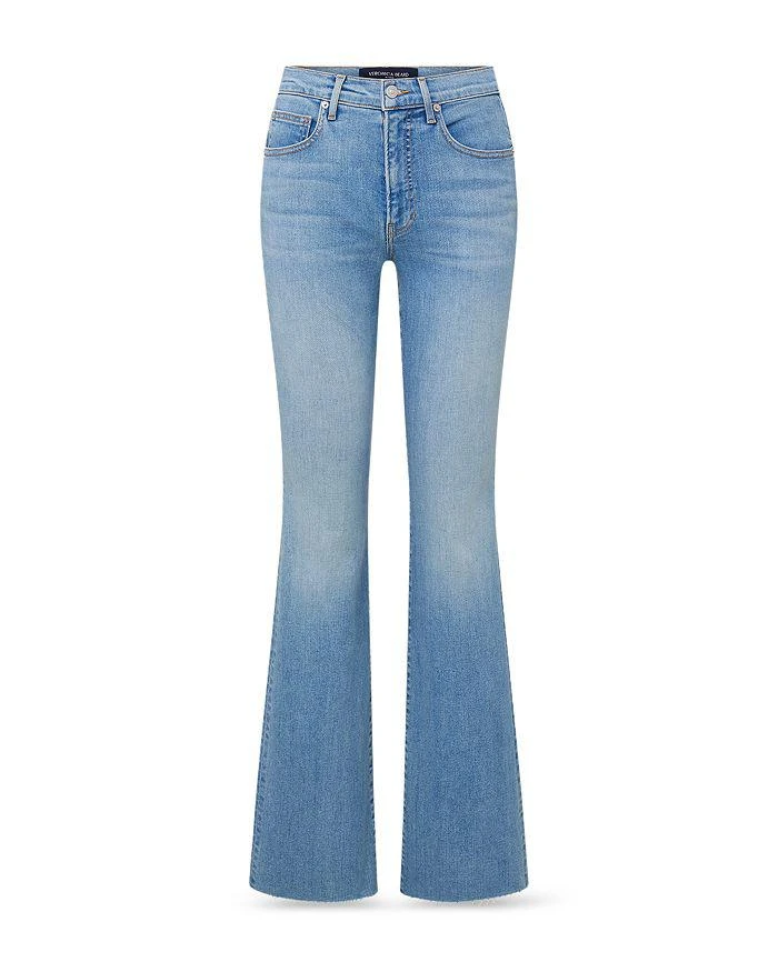 Veronica Beard Cameron High Rise Bootcut Jeans in Nova 6