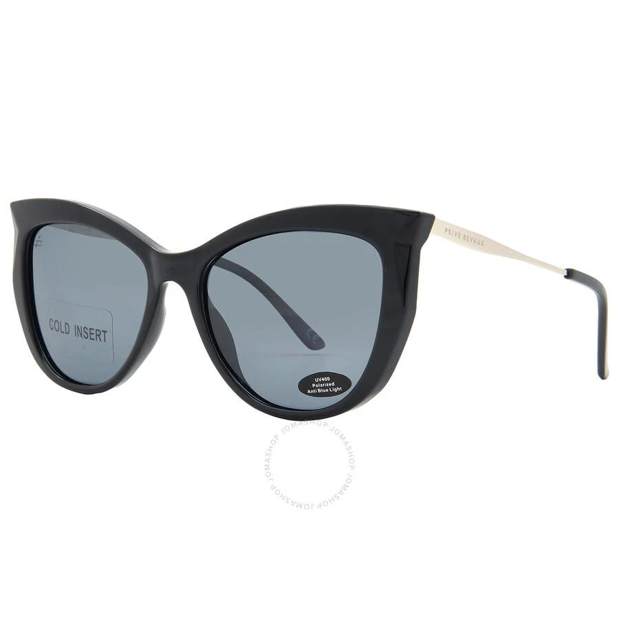 Prive' Revaux Polarized Grey Cat Eye Ladies Sunglasses MOXY/S 0807/M9 55 2
