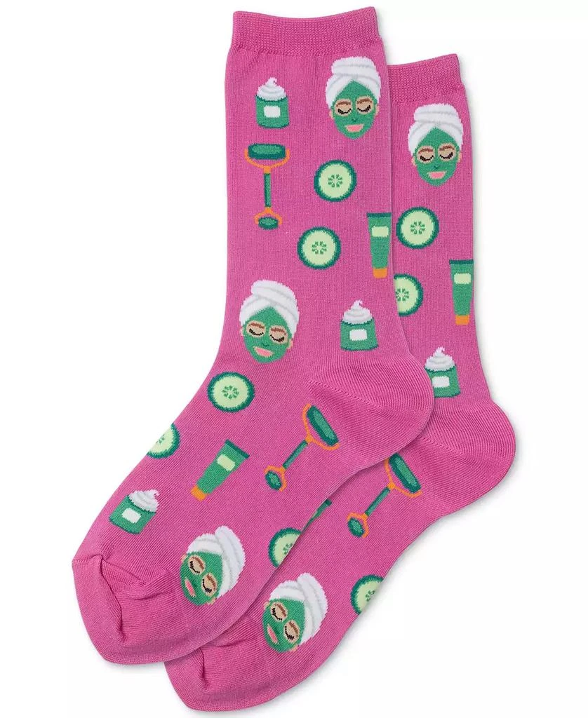 Hot Sox Women's Spa Facial Crew Socks 1