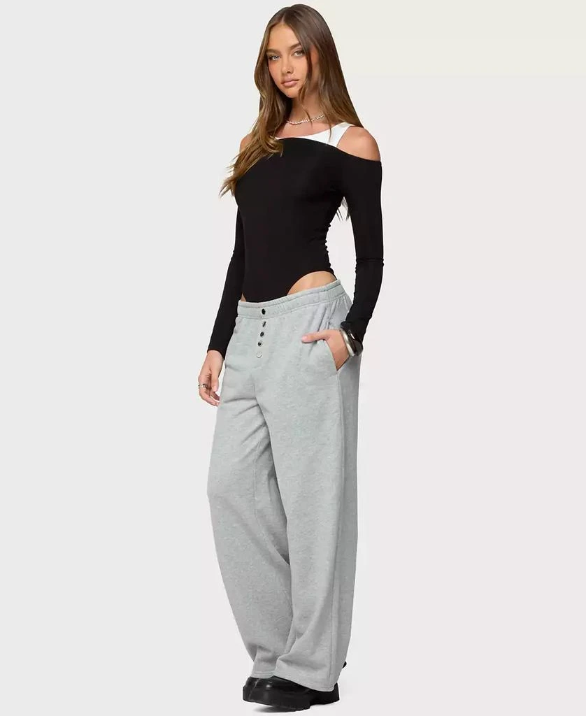 Edikted Women's Lorelle Wide Leg Sweatpants 3