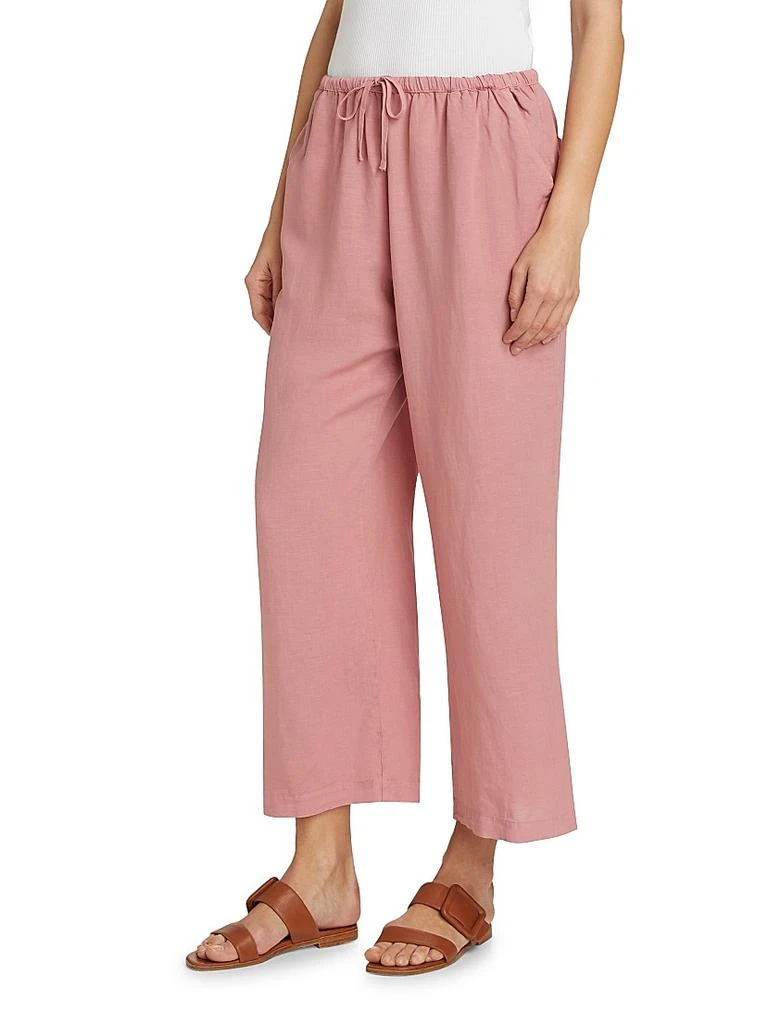 Splendid Linen-Blend Drawstring Pants 4