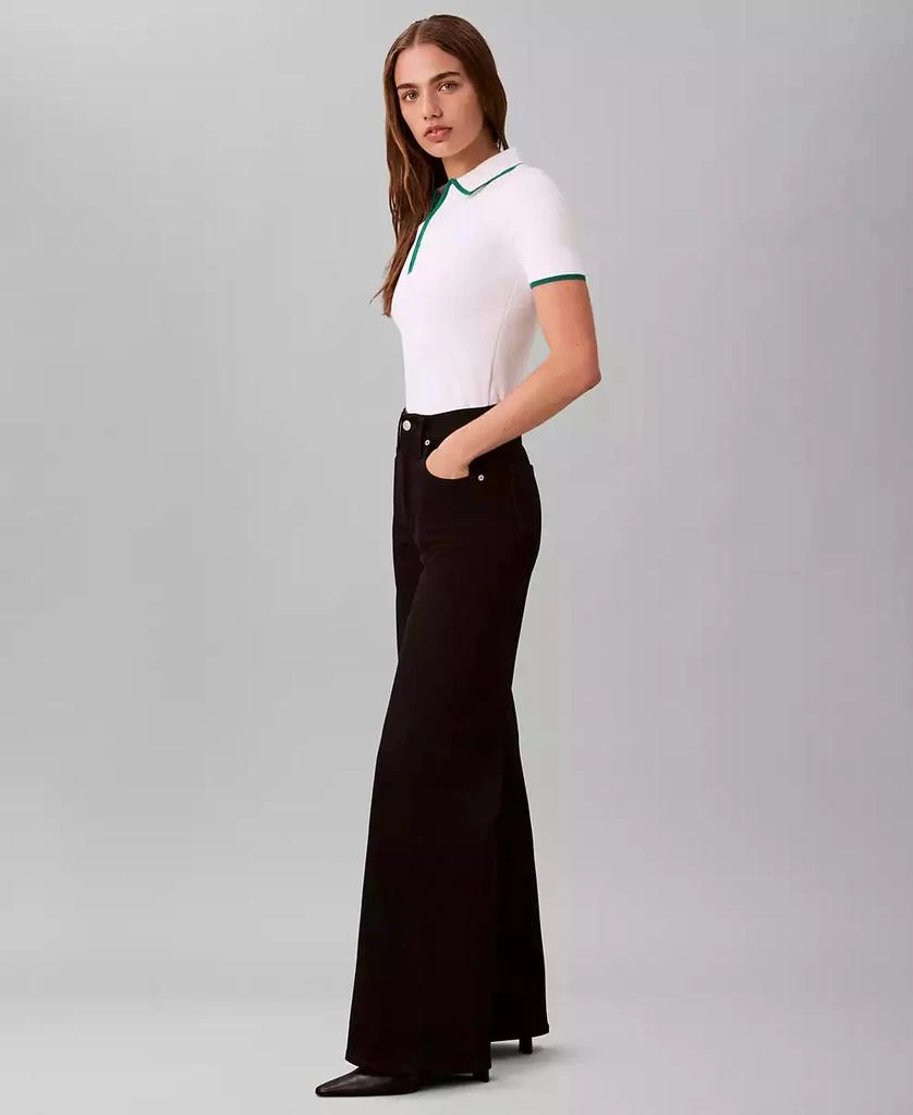 Calvin Klein Women's Ultra High Rise Wide Leg Jeans 2