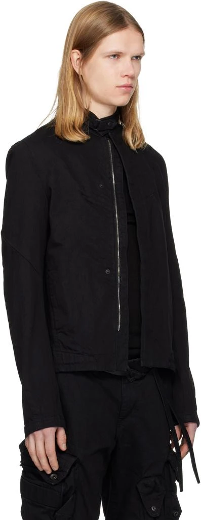 Julius Black Prism Biker Denim Jacket 2