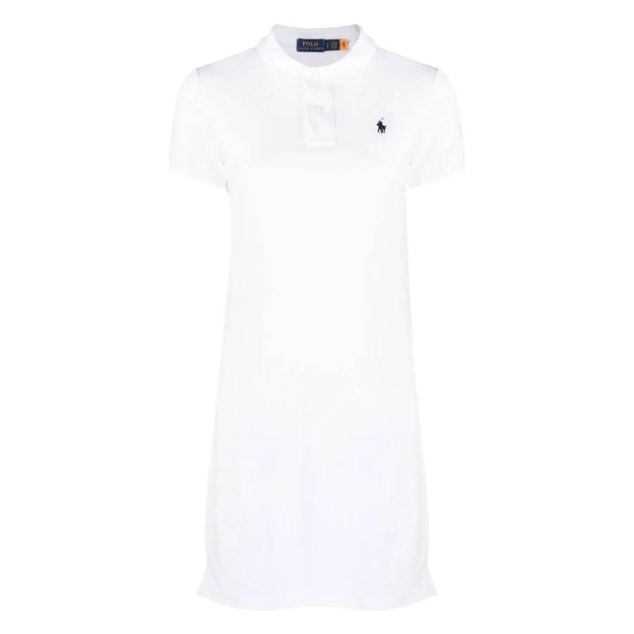 Ralph Lauren Embroidered-Pony Polo Dress