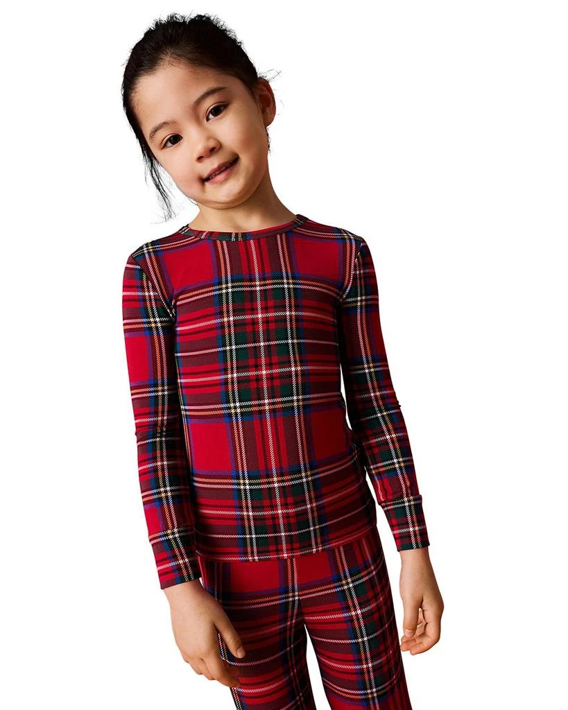 Posh Peanut Unisex Tartan Plaid Classic Pajama Set - Baby 5