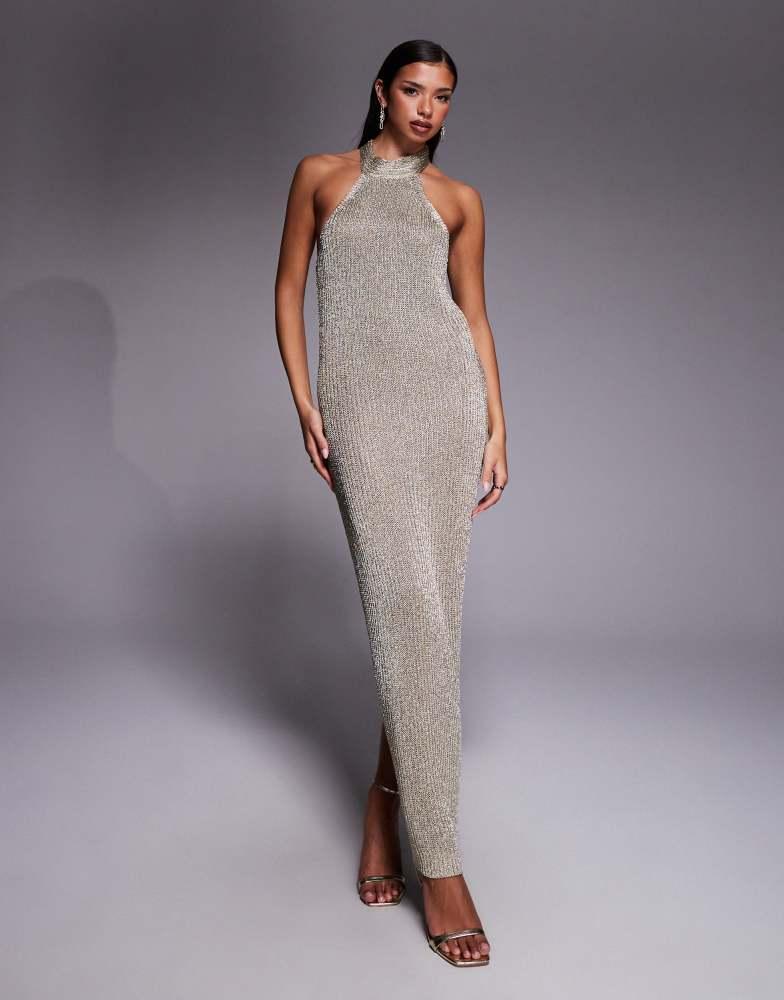 knee length dresses for ladies Black Reunited Maxi Dress main image 1