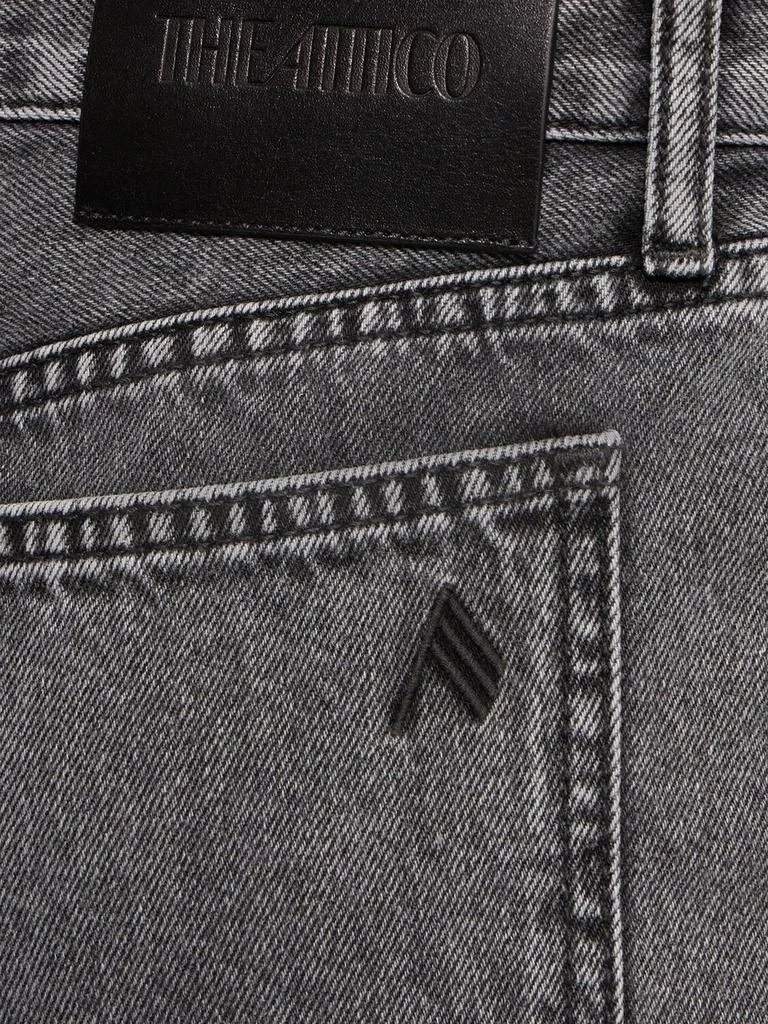 The Attico Multi-pocket Denim Mini Skirt 4