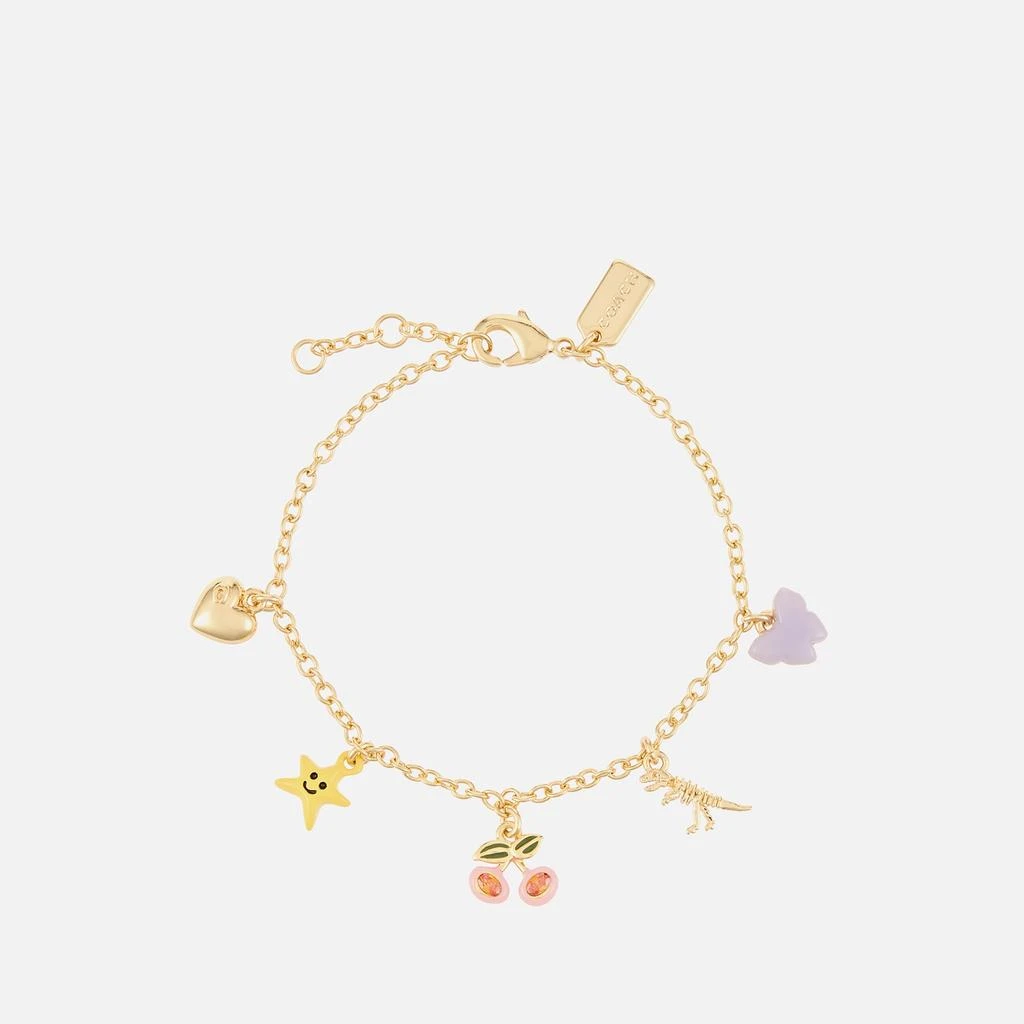 Coach Coach Gold-Plated Charm Bracelet 1