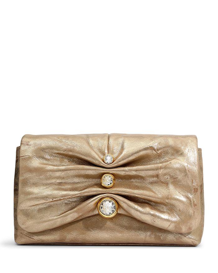 Alexis Bittar Ruched Crystal Crossbody