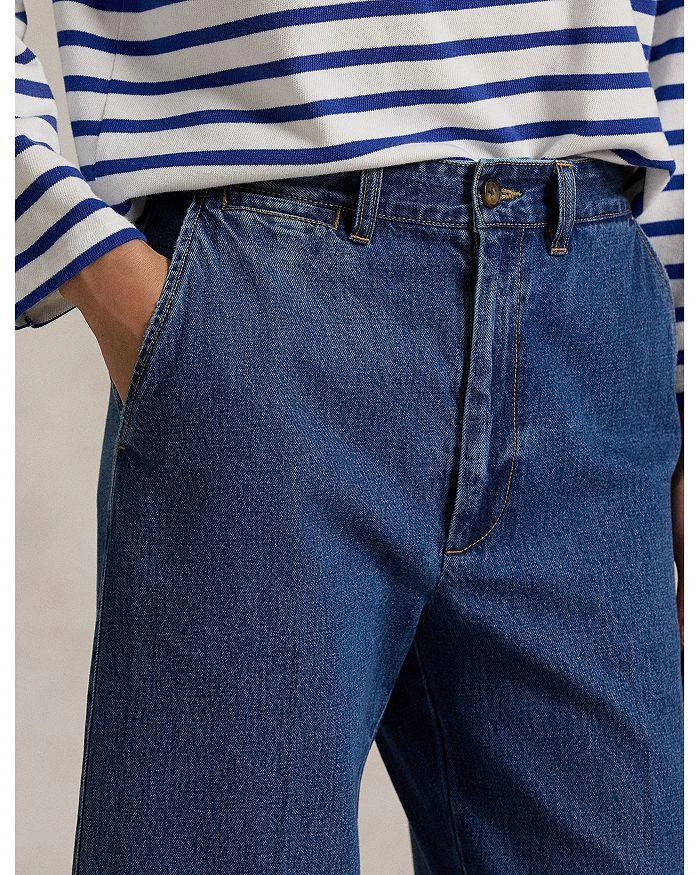 Ralph Lauren Lauren Ralph Lauren Wide Leg Crop Jeans in Blue 5