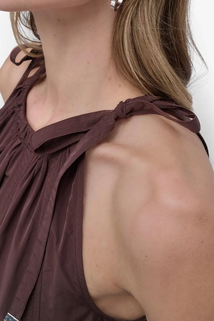 DKNY FIT & FLARE HALTER MAXI DRESS 5