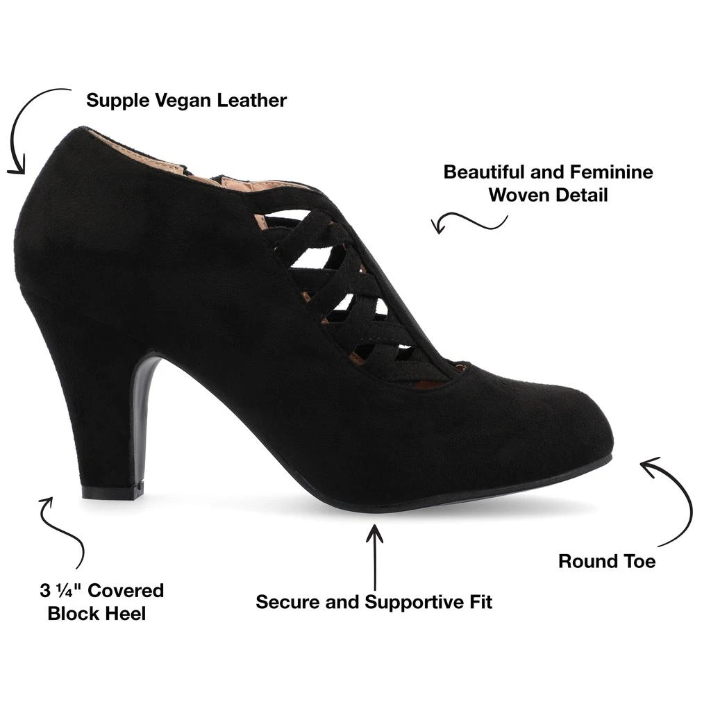 Journee Collection Collection Women's Wide-Width Piper Bootie 5