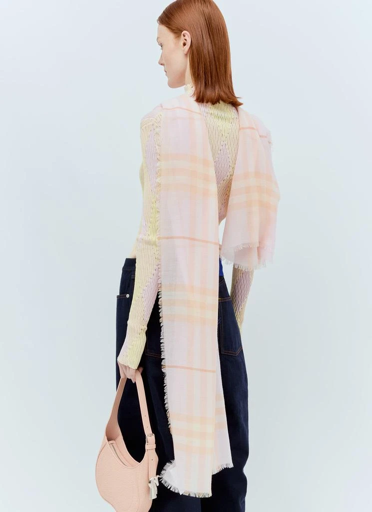 Burberry Check Wool Scarf 3