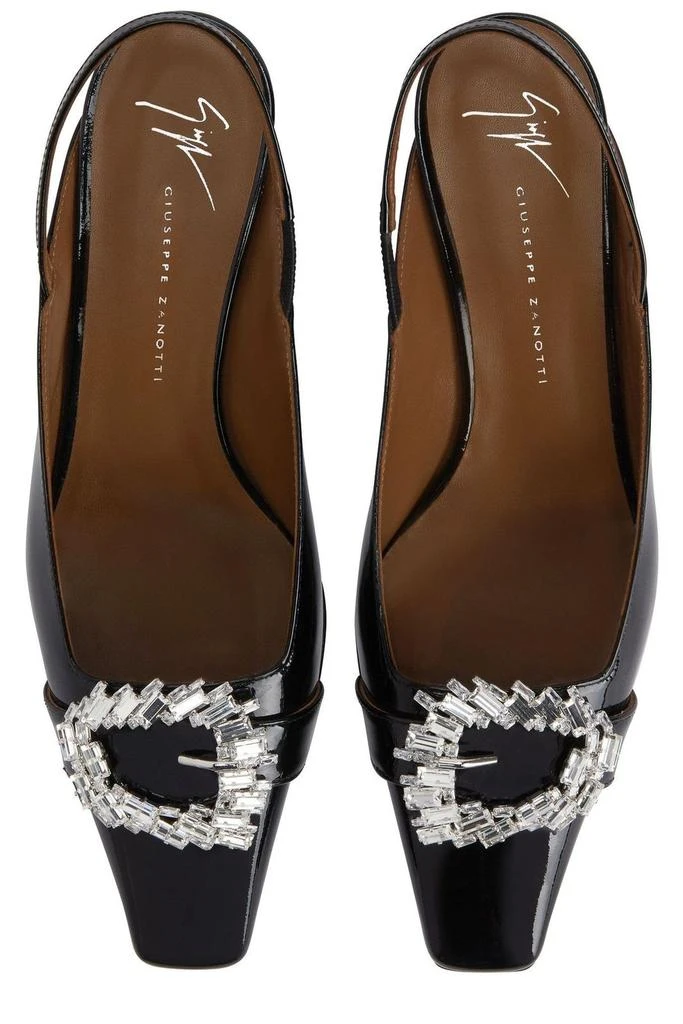 Giuseppe Zanotti Giuseppe Zanotti Brendha Sparkle 45 Slingback Pumps 4