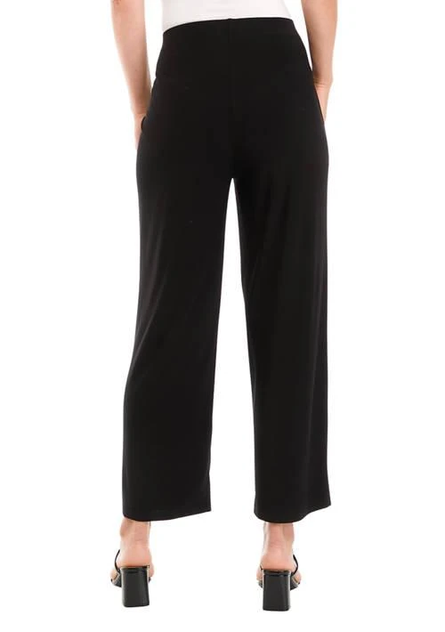AK Anne Klein Anne Klein Petite Pull On Wide Leg Knit Pants 2