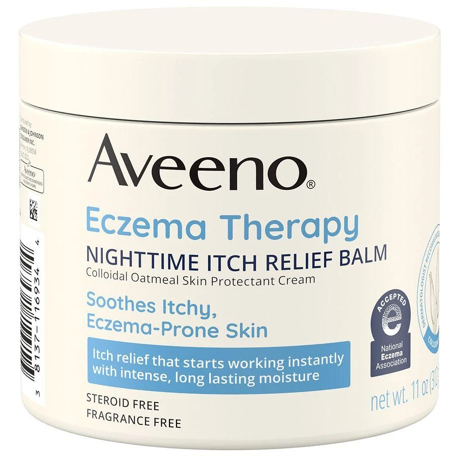 Aveeno Eczema Therapy Nighttime Itch Relief Balm Fragrance-Free 7