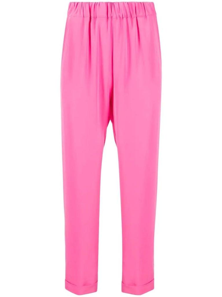 NA Pink cropped elasticated Pants