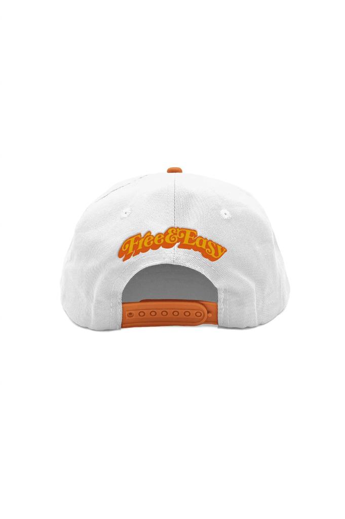 Free 
Easy Men
s Sun Shadow Two Tone Snapback Hat In Bone/orange