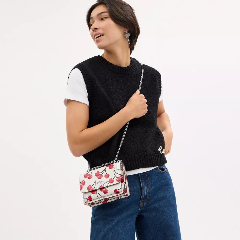 undefined Mini Klare Crossbody Bag With Cherry Print