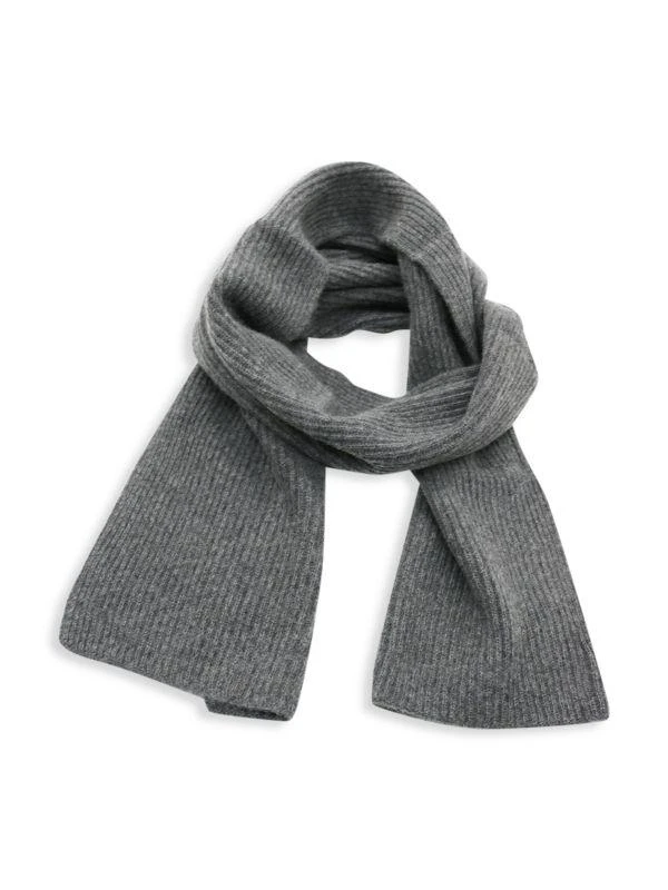 Portolano Ribbed Cashmere Scarf 1