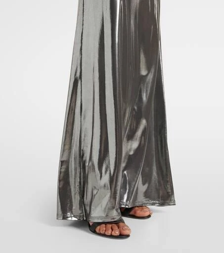 The Sei Metallic jersey gown 5