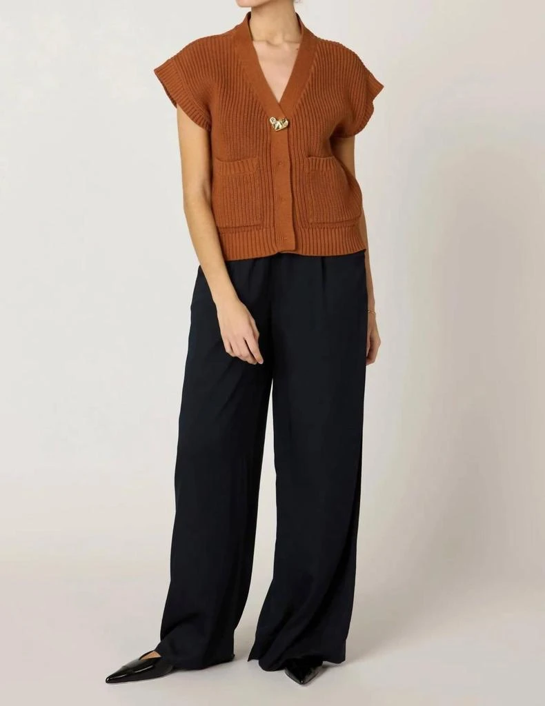 Cleobella Cuore Sweater Vest In Clay