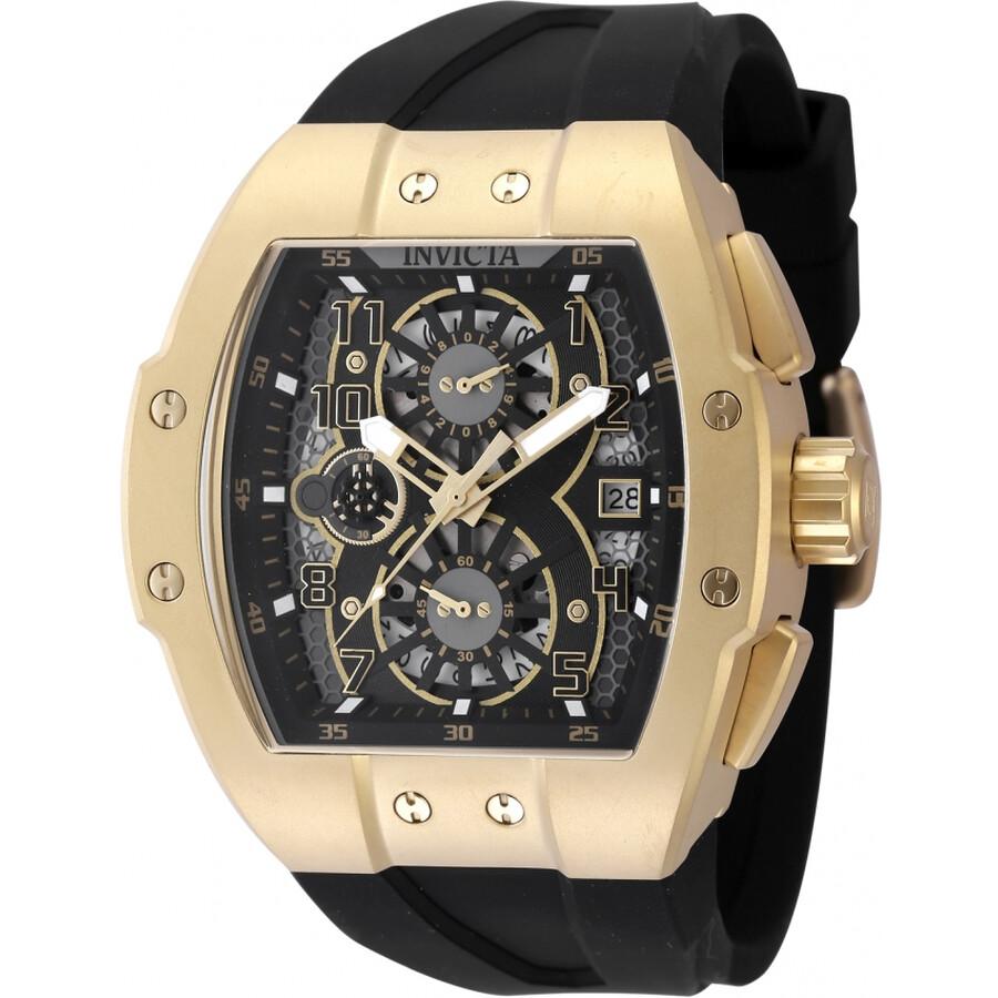 Invicta Racing Chronograph Quartz Black Dial Men's Watch 48029