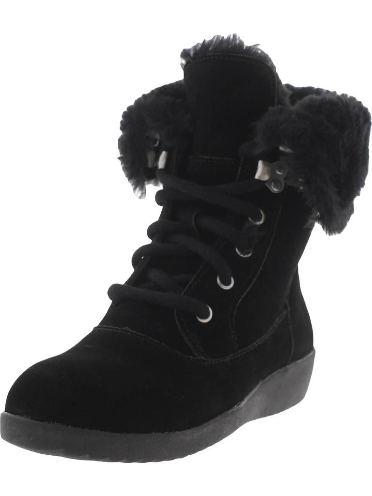 Style & Co Womens Lace-up Convertable Shearling Boots 4