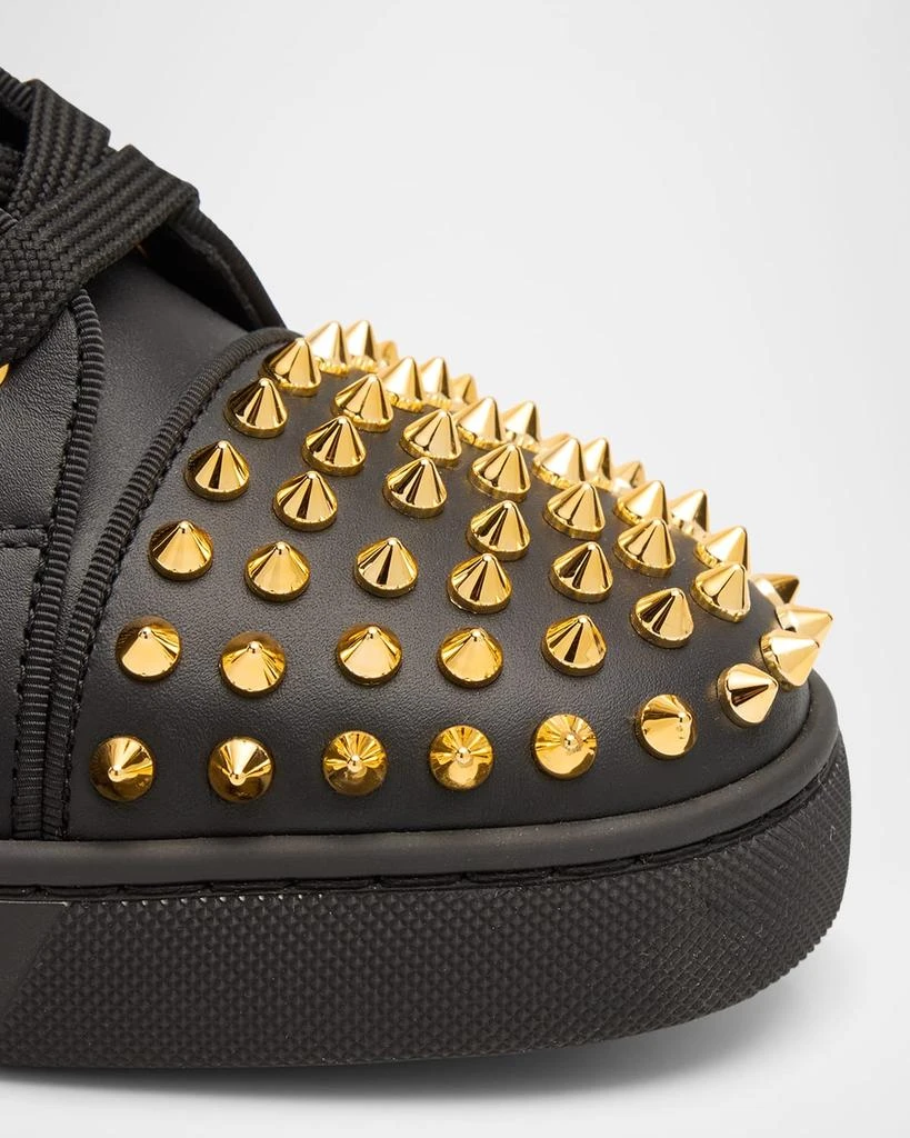 Christian Louboutin Men's Louis Junior Spikes Orlato Low-Top Sneakers 4
