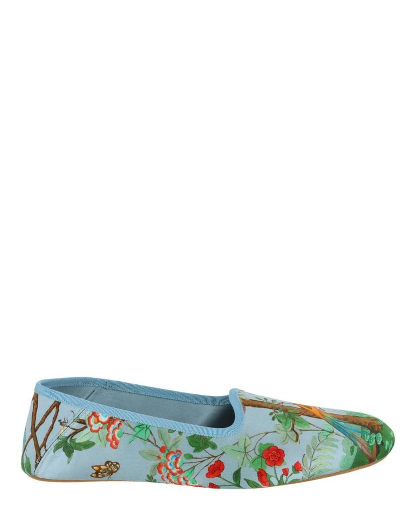 Gucci Satin Voyage Tian Printed Slippers 1
