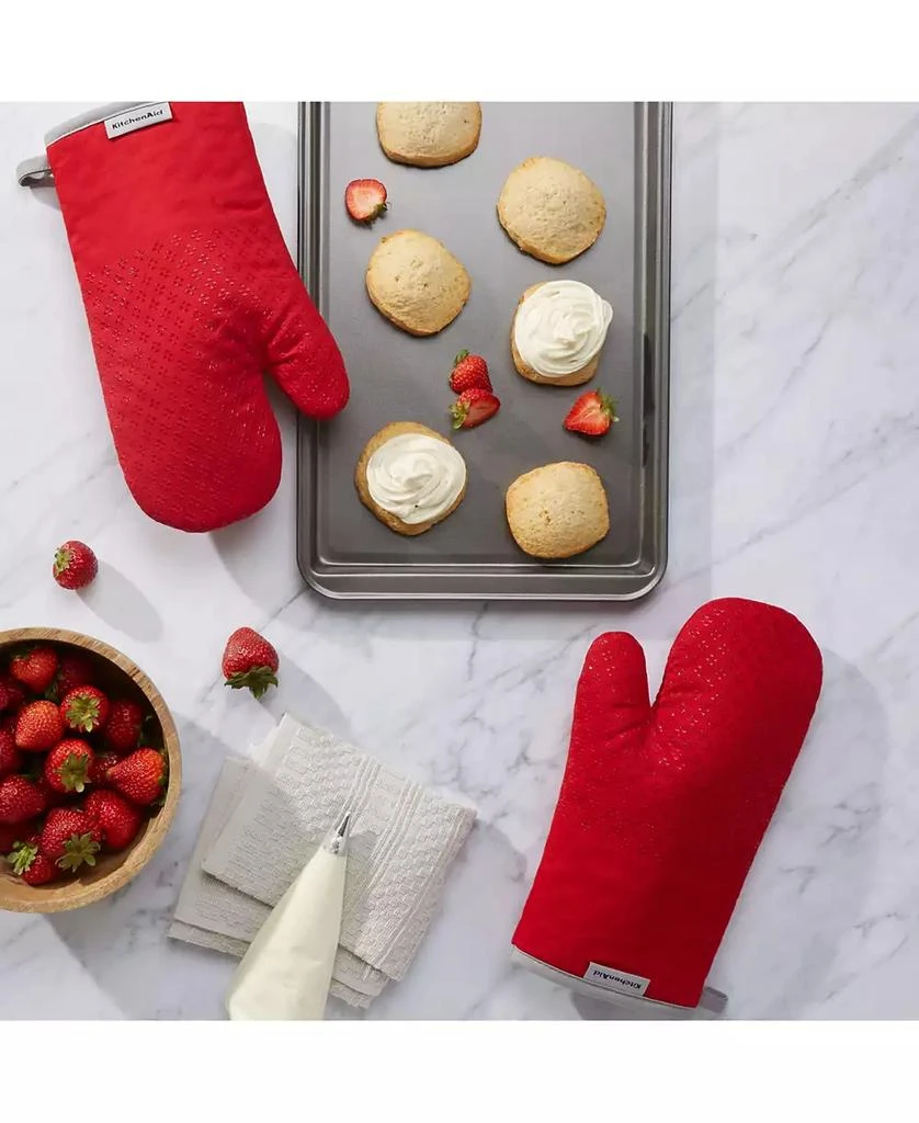 KitchenAid Asteroid Oven Mitts, 7"x 12.5", Set of 2 2