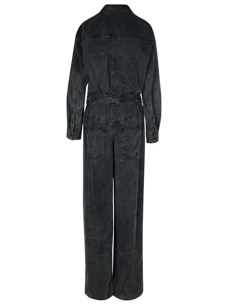 Isabel Marant Étoile Isabel Marant Étoile Opaige Long-Sleeved Denim Jumpsuit 2