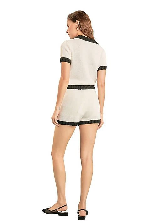 Endless Rose Rose Crochet Knit Shorts 2