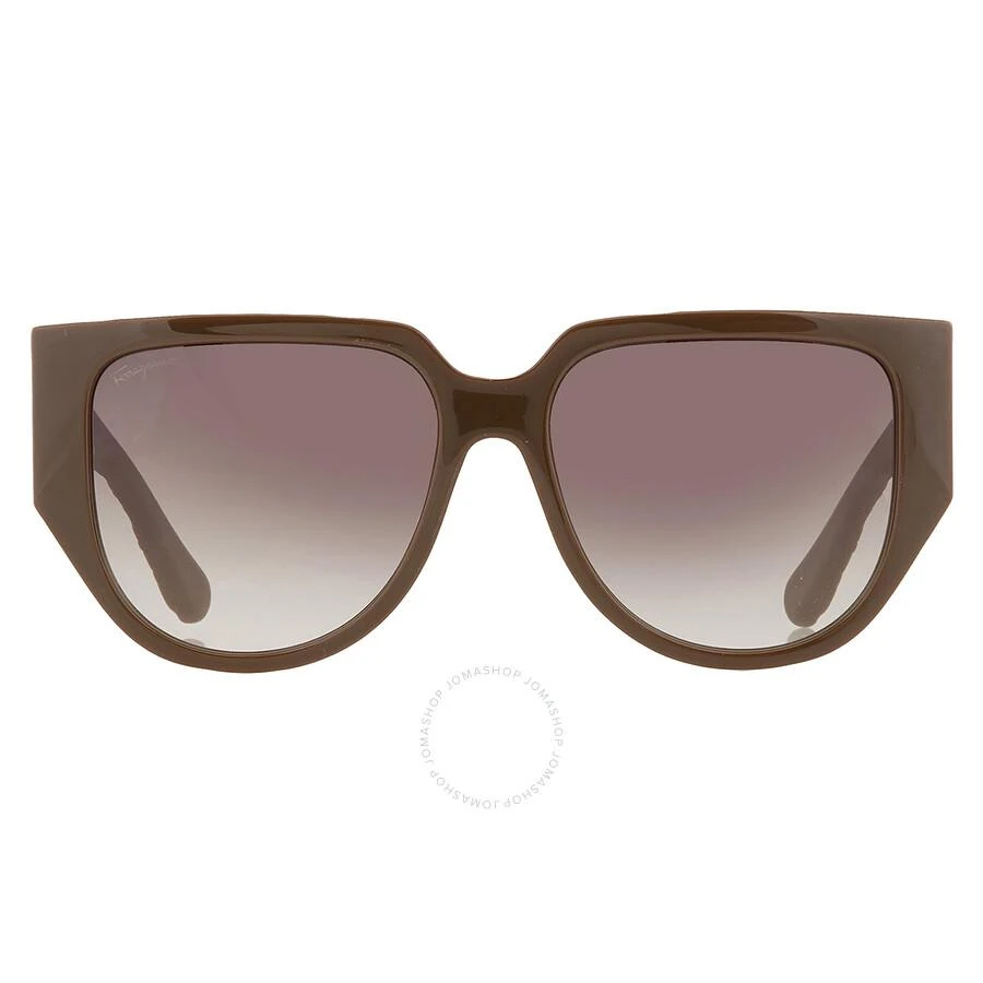 Salvatore Ferragamo Grey Gradient Browline Ladies Sunglasses SF1088SE 324 57 1