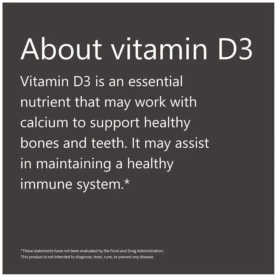 Walgreens Vitamin D3 50 mcg Softgels 7