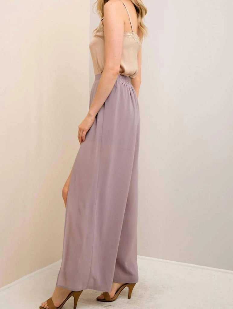 Entro Entro - Solid Slit Maxi Short Pant 4