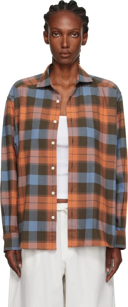 Baserange Orange & Blue Claude Shirt 1