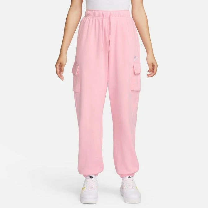 NIKE Women's Nike Sportswear Club Fleece Mid-Rise Oversized Cargo Sweatpants 1
